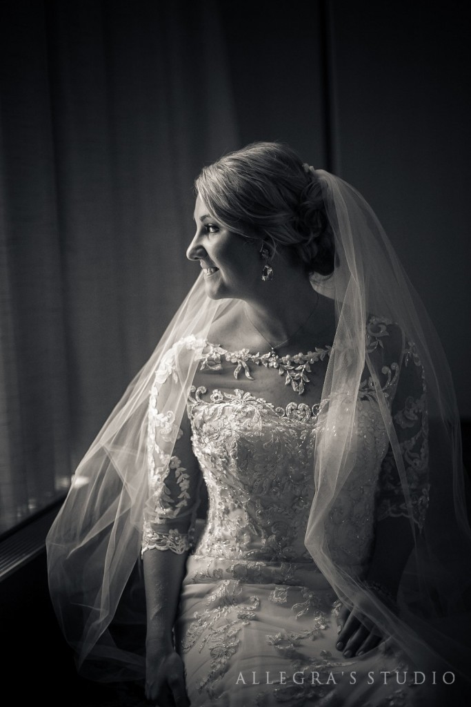 Elegant bridal portrait 